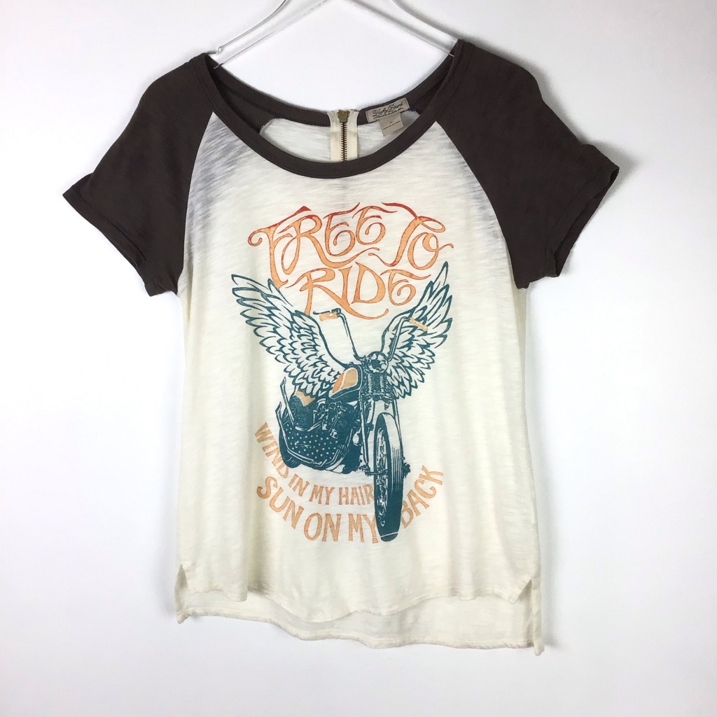 Lucky Brand Free To Ride Tee